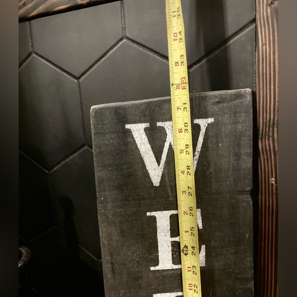 Snowflake Welcome Sign - Picture 9 of 10